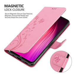 Cadorabo Coque Xiaomi RedMi NOTE 8 Etui en Rose pas cher