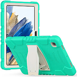 Coque en silicone antichoc, anti-rayures avec béquille Vert menthe pour votre Samsung Galaxy Tab A8 10.5 (2021) X200/205