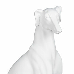 BigBuy Home Figurine Décorative Blanc Chien 19 x 12 x 37,5 cm