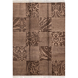 Vidal Tapis de laine 244x175 brun Darya