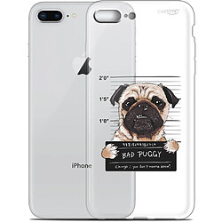 Caseink Coque arrière Apple iPhone 7/8 Plus (4.7 ) Gel HD [ Nouvelle Collection - Souple - Antichoc - Imprimé en France] Beware The Puggy Dog