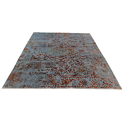 Vidal Tapis de laine 291x190 Bleu Vintage Royal