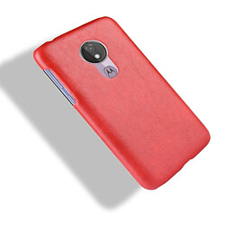 Acheter Wewoo Coque antichoc Litchi Texture PC + PU pour Motorola Moto G7 Power (rouge)