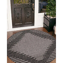 Hadorn Tapis d'Extérieur - 122x122 - Anthracite - Tulum