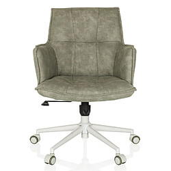 Chaise home office / Chaise pivotante SOLAO LIFE W tissu gris hjh LIVING