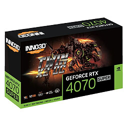 Inno 3D Carte Graphique INNO3D TWIN X2 OC RTX 4070 SUPER 12 GB GDDR6X