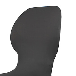 Housse de chaise d'ordinateur pivotante élastique Housse de chaise de bureau protège-siège darkgrey