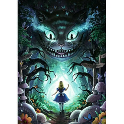 RAVENSBURGER PUZZLE- Disney Avonturen met Alice in Wonderland 16733-Aventure avec Alice-1000 pièces, 16733, Bleu Sarcelle/Turquoise