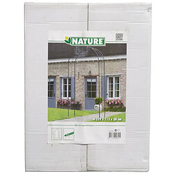 Acheter Nature Arche de jardin métal 229x38x113 cm noir