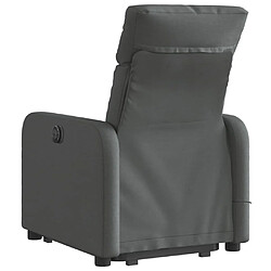 Acheter Maison Chic Fauteuil Relax pour salon, Fauteuil de massage inclinable Gris foncé Tissu -GKD73143