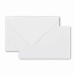 Georges Lalo 26600L Ensemble de 10 cartes 10 enveloppes doublées visite Toile Impériale Blanc 9 x 14cm