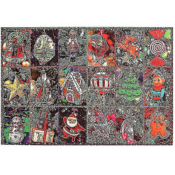 Universal Puzzle de cadeau de Noël de Noël, 1000 PCS Puzzle de décompression éducative, Wal