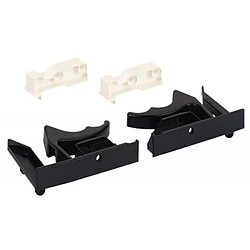 Hettich Clips pour Coulisses à billes pour tiroirs à fond plat ou pour tablette Quadro 30 V6 V6 Silent System