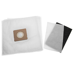 vhbw 5 sac d'aspirateur (micro-microfibre) + 1 microfiltre compatible avec Rowenta RO1733R1/4Q0, RO1733X1/4Q0, RO1733Y1/4Q0, RO1736, RO173601/4Q0