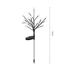 2PCS solaire jardin lumière branche d'arbre lampe extérieure étanche paysage pelouse lampe pas cher