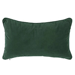 Lot de 6 coussins rectangulaires 100% polyester coloris vert - Dim : L.50 x l.30 cm -PEGANE