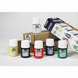 Avis Pebeo Set de 6 peintures pour tissus clairs et foncés Setacolor - 6 x 20 ml