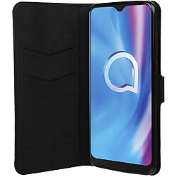 Alcatel Étui Folio pour Alcatel 1B 20 Style Portefeuille avec Fontion Support en Cuir Noir