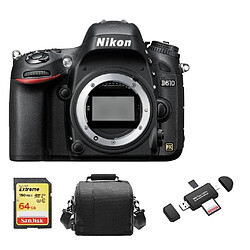 NIKON D610 Body + 64GB SD card + camera Bag + Memory Card Reader