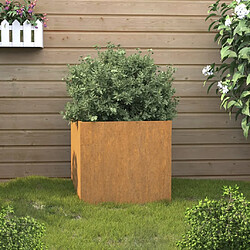 vidaXL Jardinière 42x40x39 cm acier corten