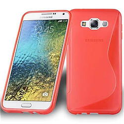 Cadorabo Coque Samsung Galaxy E7 Etui en Rouge