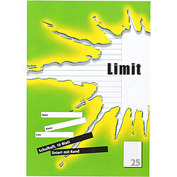 LANDRÉ cahier 'LIMIT' A4, linéature 25 / 9 mm ligné ()