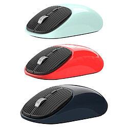 Yonis Souris Sans Fil Rechargeable Type-C Rouge