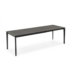 Acheter Inside 75 Table extensible 10 couverts PENTAGON FAST 230 cm pieds métal plateau céramique noir