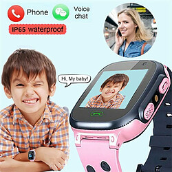 Avis S1 Enfants Smart Watch Sim Card Call Smartphone Avec Light Touch-Screen Waterproof Watch Rose