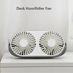 Wewoo Mini-ventilateur mini-feuilles USB gris