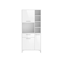 Avis Cstore ECO - buffet de cuisine l 80 cm - blanc brillant