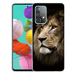 Coque en TPU anti-rayures motif Lion pour votre Samsung Galaxy A32 4G (EU Version)