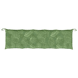 Acheter Maison Chic Coussin Confort | pouf | Coussin de banc de jardin motif de feuilles 180x50x7 cm -GKD90771