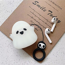 GUPBOO Airpods Coque Housse Étui Protecteur Compatible pour AirPods 3-Silicone petit fantôme tridimensionnel