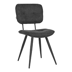 LABEL51 Chaises à manger lot de 2 Lux 49x60x87 cm anthracite