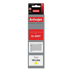 Activejet? Cartouche d'encre originale Activejet AC-G490Y Jaune 