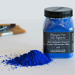 Avis Raphael Pigment pour création de peinture - pot 90 g - Bleu outremer français