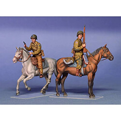 Mini Art Figurine Mignature U.s. Horsemen. Normandy 1944