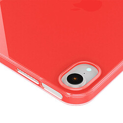 OKULI Transparent Étui Silicone Coque Housse Case Cover pour Apple iPad Air 4 (10.9) en Rouge