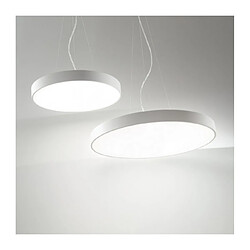 Ideal Lux Suspension LED intégré Halo Aluminium blanc 1 ampoule 25cm