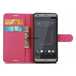 Ipomcase Coque étui portefeuille HTC DESIRE 626 -Rose