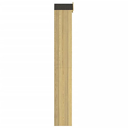 Avis vidaXL Abri à outils de jardin 40x33x222 cm Bois de pin imprégné