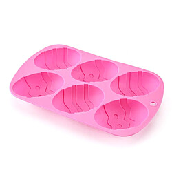 Avis Moule En Silicone D'oeuf De Dinosaure à 6 Trous Pour Outil De Cuisine Au Chocolat Gâteau Rose