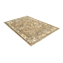 Vidal Tapis de laine 300x198 blanc crème Vintage Royal