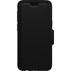 OtterBox Étui pour Galaxy S9 Plus Folio Renforcé en Cuir Strada avec Porte-cartes Noir