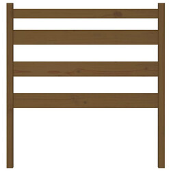 Acheter Maison Chic Tête de lit scandinave pour lit adulte,Meuble de chambre Marron miel 96x4x100 cm Bois massif de pin -MN28429