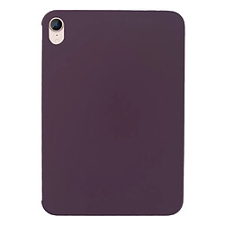 Coque en silicone anti-rayures violet foncé pour votre iPad mini (2021)