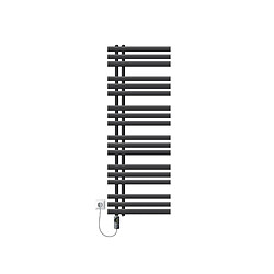 LuxeBath Radiateur salle de bain acier anthracite 50x140 cm avec élément chauffant 1200 W