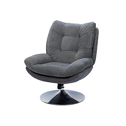 Fauteuil pivotant Magnum Gris foncé- Amadeus