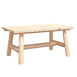 Maison Chic Table basse,Table Console Table d'appoint, Table pour salon 90x50x41 cm bois massif d'épicéa -MN61333